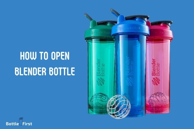 How To Open Blender Bottle