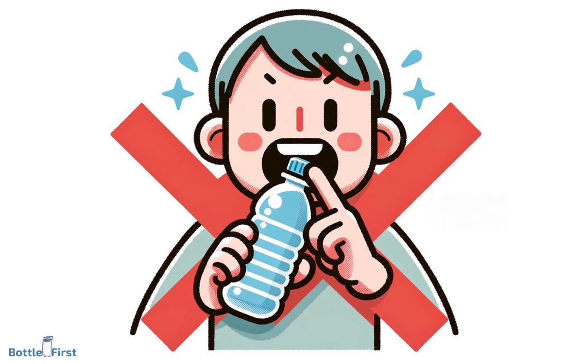 Is Chewing Water Bottle Caps Bad