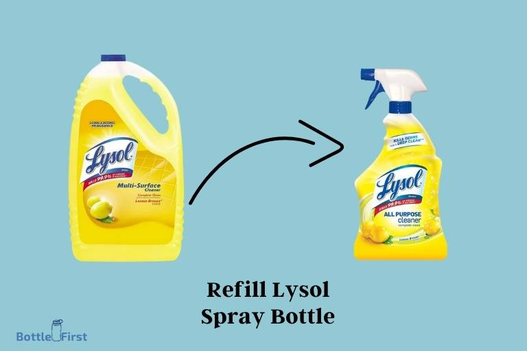 How To Refill Lysol Spray Bottle