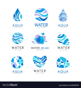 Water Bottle Logo Ideas