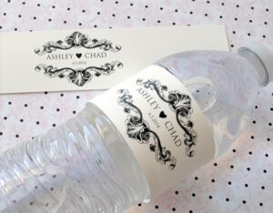 Wedding Water Bottle Label Ideas