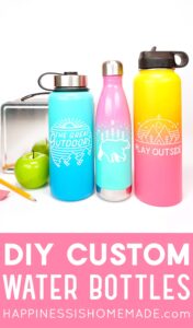 Diy Monogram Water Bottle