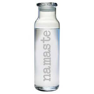 Namaste Glass Water Bottle