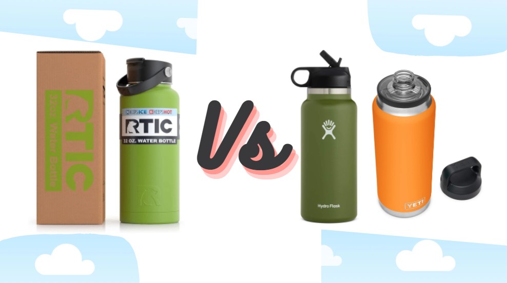 Rtic Vs Yeti Water Bottle