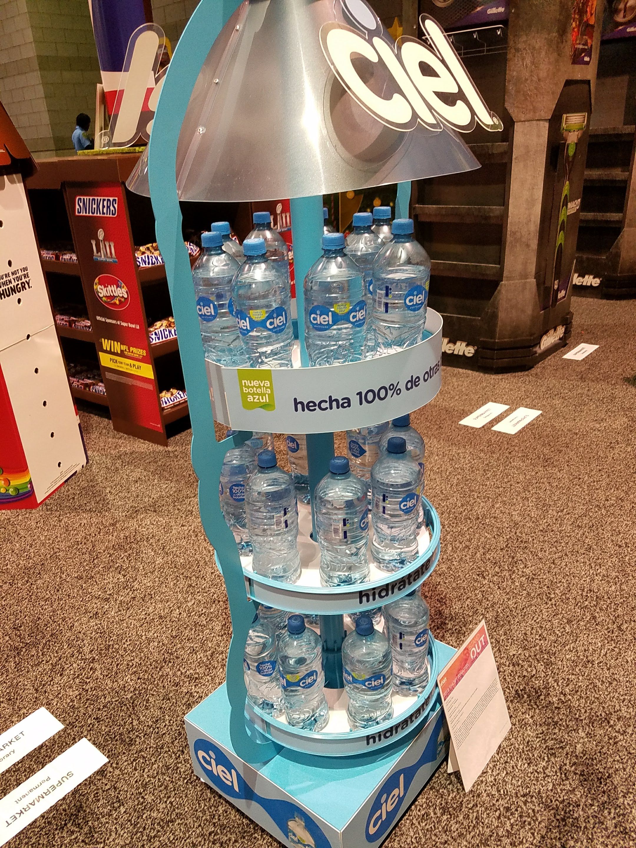 Water Bottle Display Ideas