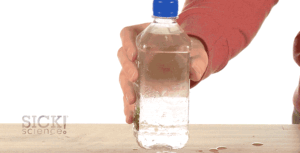 Water Bottle to Ice Trick