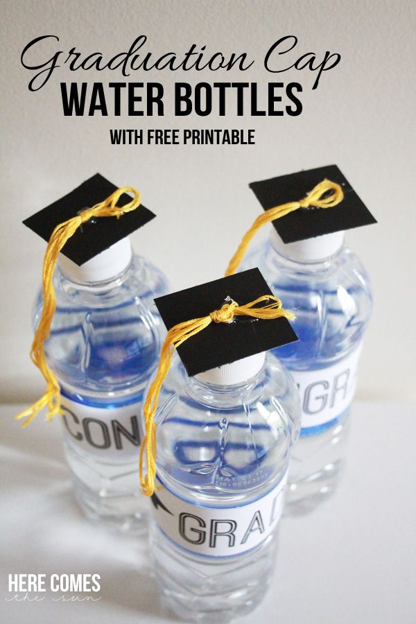 Graduation Water Bottle Ideas