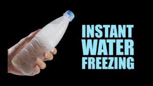 Make Water Bottle Freeze Instantly