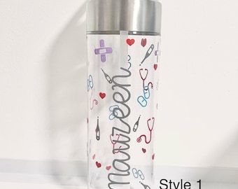 Nurse Water Bottle With Name