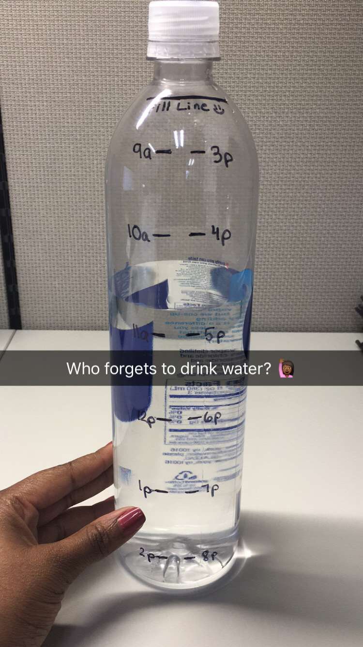 Remember to Drink Water Bottle