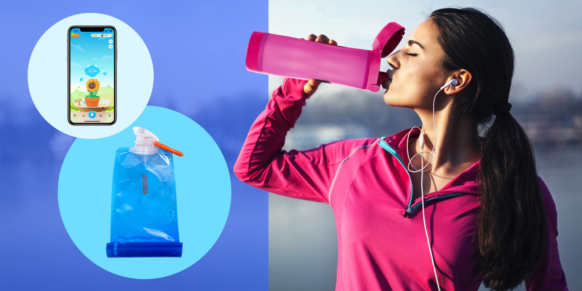 Smart Water Bottle With Reminder to Drink Water