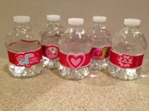 Water Bottle Valentine Ideas