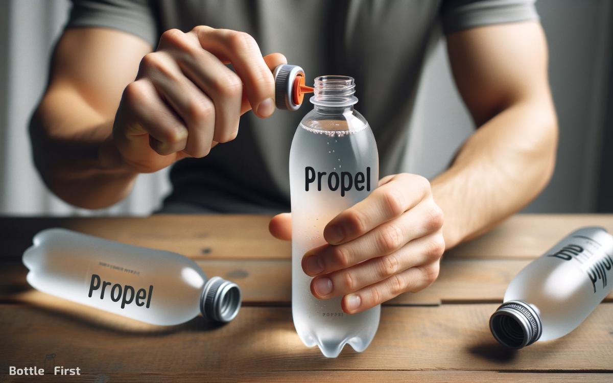 How To Open Propel Water Bottle