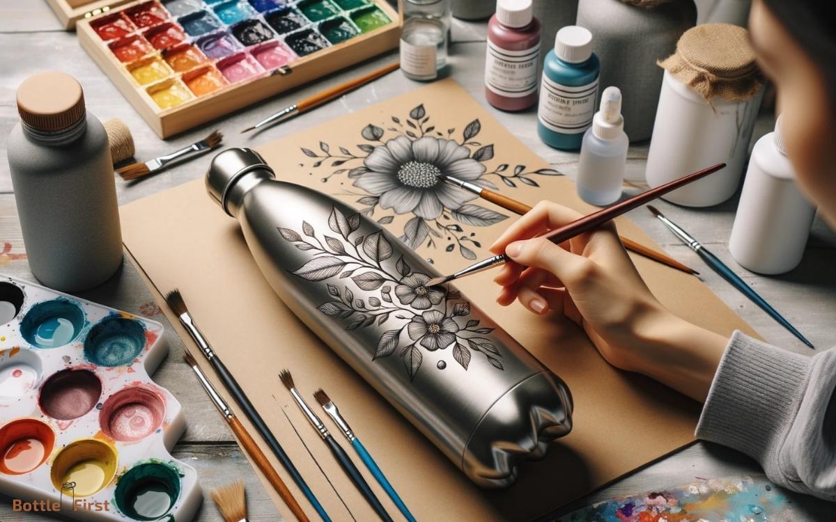 How To Paint A Stainless Steel Water Bottle