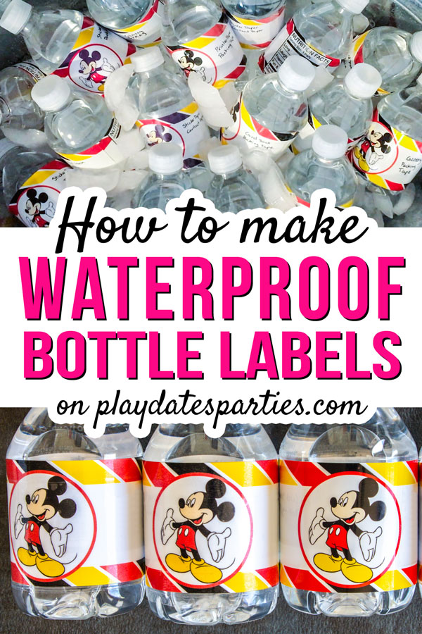 How to Make Water Bottle Labels Waterproof