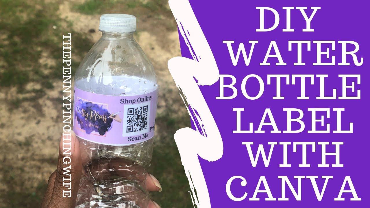 How to Make Water Bottle Labels on Canva