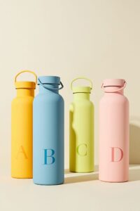 How to Monogram a Water Bottle