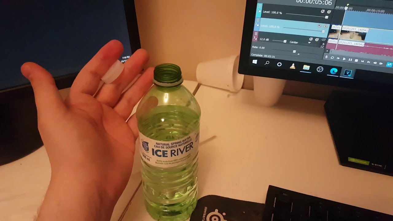 How to Open a Water Bottle With One Hand