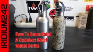 How to Paint a Stainless Steel Water Bottle