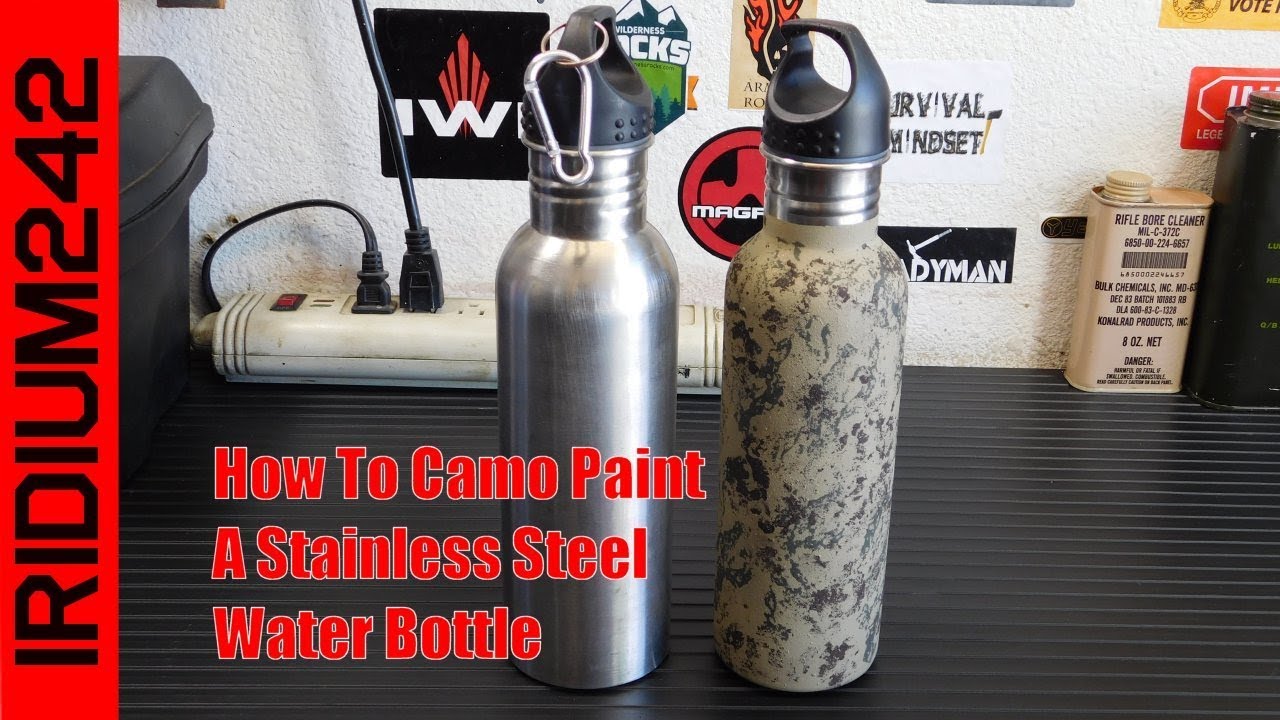 How to Paint a Stainless Steel Water Bottle