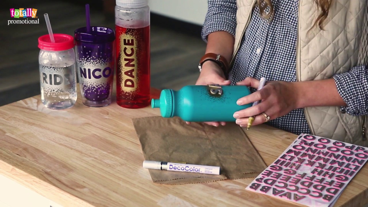 How to Personalize a Water Bottle Yourself