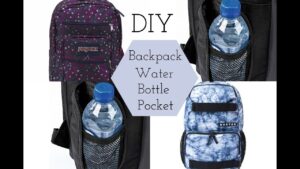 How to Sew Water Bottle Holder on Backpack