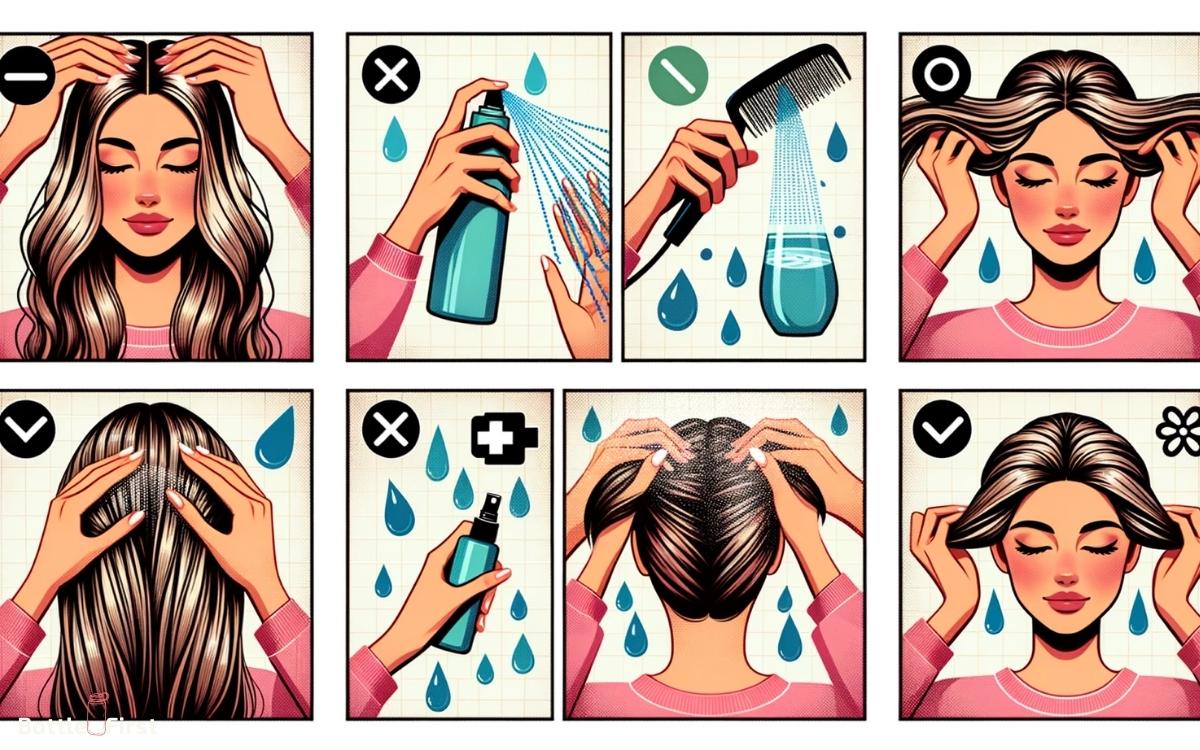 How To Wet Hair Without Spray Bottle