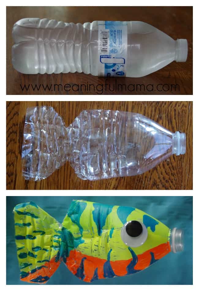 How to Make a Fish Out of a Water Bottle