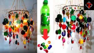 How to Make a Water Bottle Chandelier