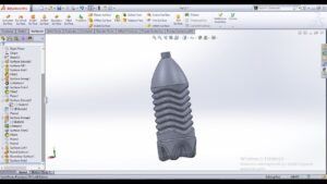 How to Make a Water Bottle in Solidworks