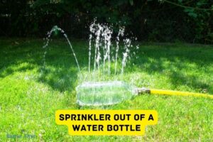 How to Make a Sprinkler Out of a Water Bottle? 9 Easy steps