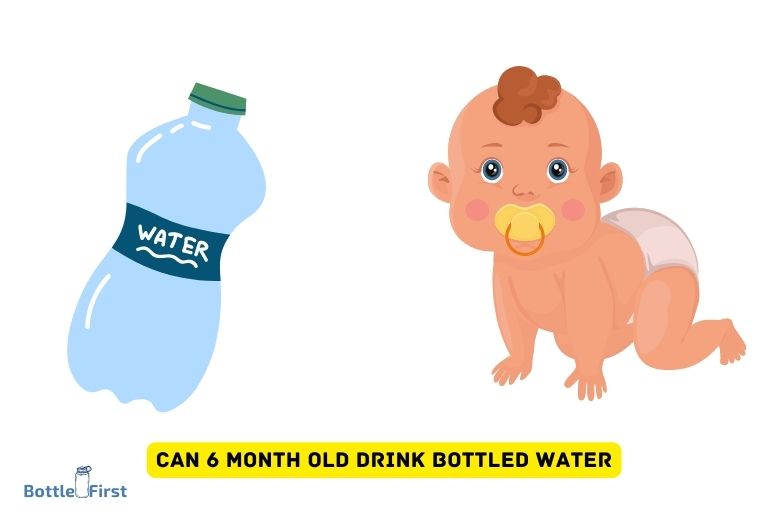 can month old drink bottled water