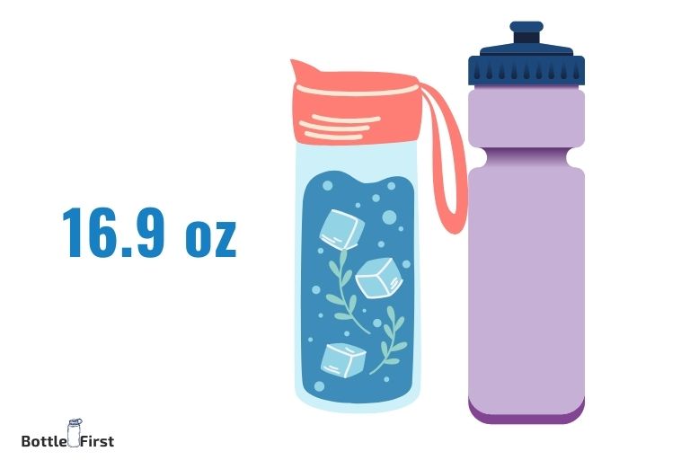 how many fl oz in a standard water bottle