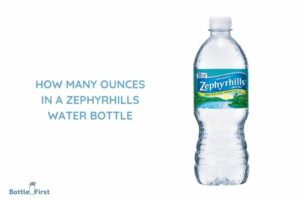 How Many Ounces in a Zephyrhills Water Bottle? 16.9 ounces