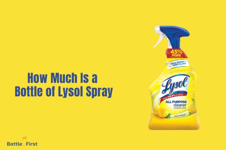 how much is a bottle of lysol spray