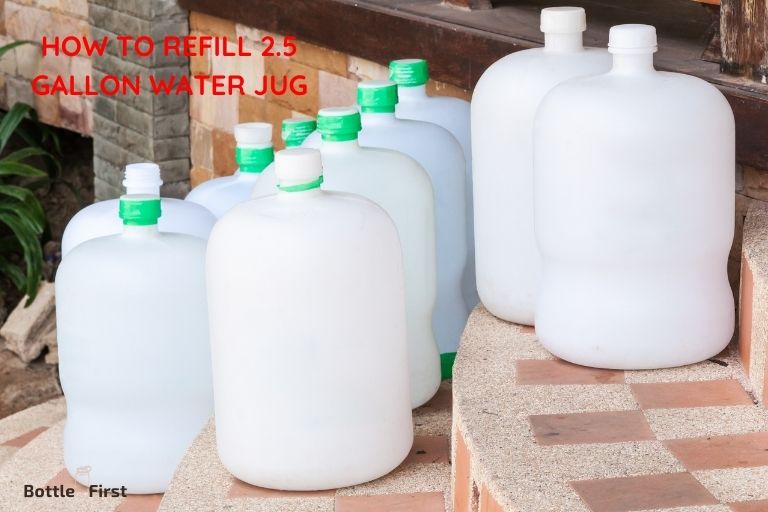 how to refill . gallon water jug
