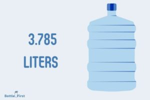 1 Gallon Water Bottle To Liter: Approximately 3.78541 Liters
