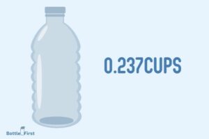 1.5 Litre Water Bottle To Cups: Approximately 6.34 Cups!