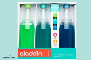 Aladdin Café to Go 20 Ounce Water Bottle 3 Pack: Leak-Proof
