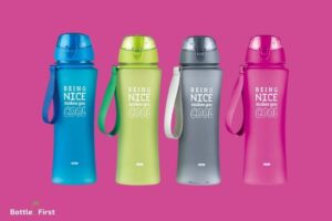 Being Nice Makes You Cool Water Bottle: Drink Container