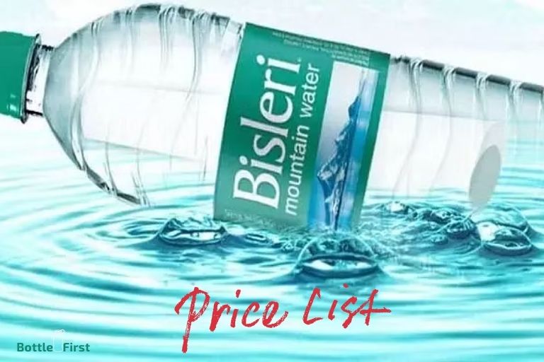 Bisleri Water Bottle Price List