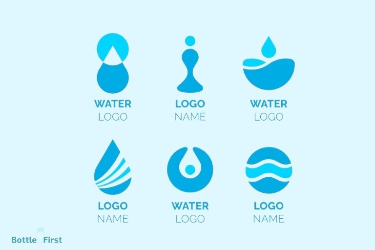 Different Water Bottle Logos