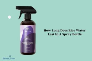 How Long Does Rice Water Last in a Spray Bottle? One Week