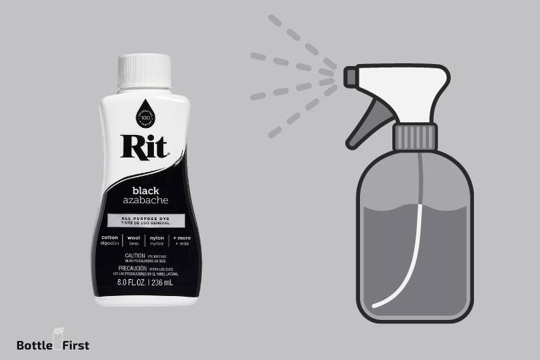 can i use rit dye in a spray bottle