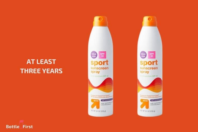 how long does a bottle of spray sunscreen last