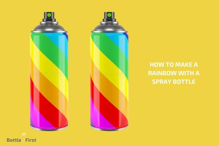 how to make a rainbow with a spray bottle