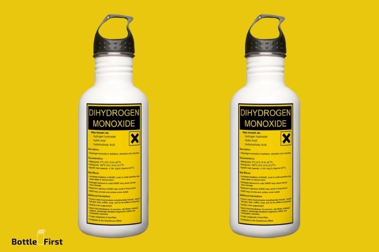 What Is Dihydrogen Monoxide Water Bottle