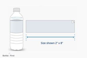 What Size are Water Bottle Labels? Top 6 Sizes!