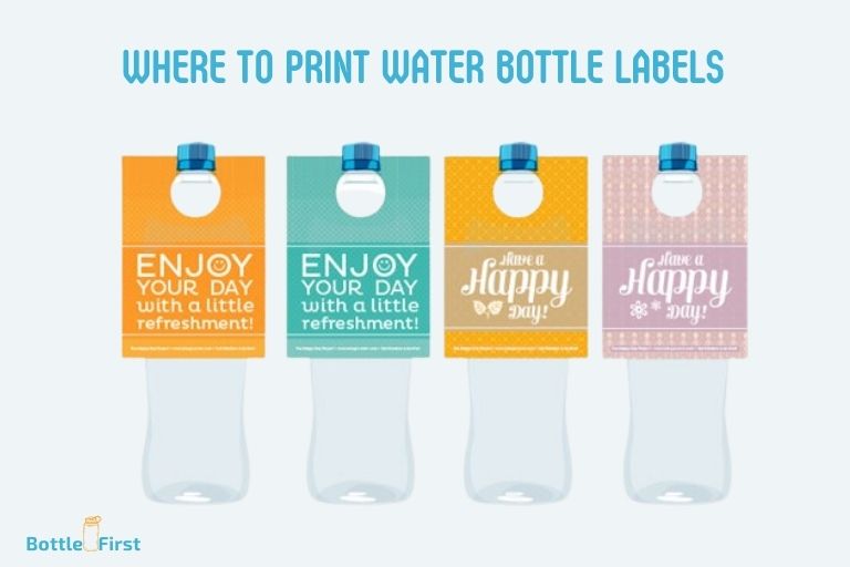 Where To Print Water Bottle Labels