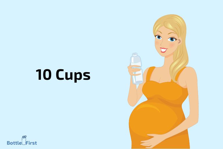 how many bottles of water to drink while pregnant